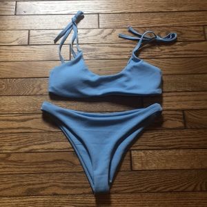 Baby blue bikini
